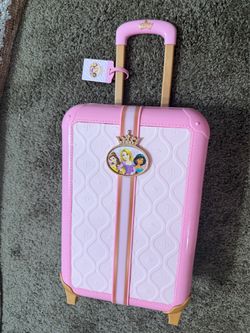 Disney Princess Kids Rolling Toy Luggage Set
