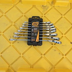 GEARWRENCH
SAE Flex-Head 90-Tooth Combination Ratcheting Wrench Set (8-Piece)