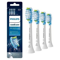 4 Pack C3 Premium Plaque Control Brush Heads White hX9044/33