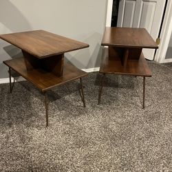 Mid Century Nightstands/End Tables 