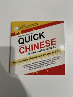 Learn Chinese Book With CD Language Translator