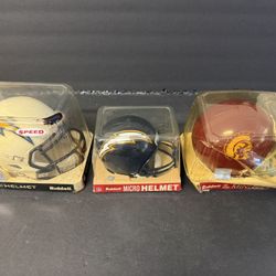 Riddell San Diego Chargers Mini Helmet Lot