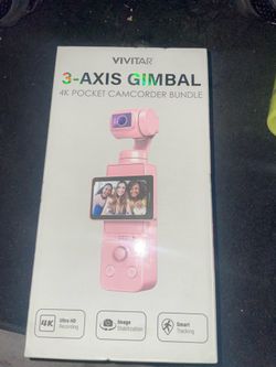 Vivitar 3-Axis Gimbal 4K Pocket Camcorder