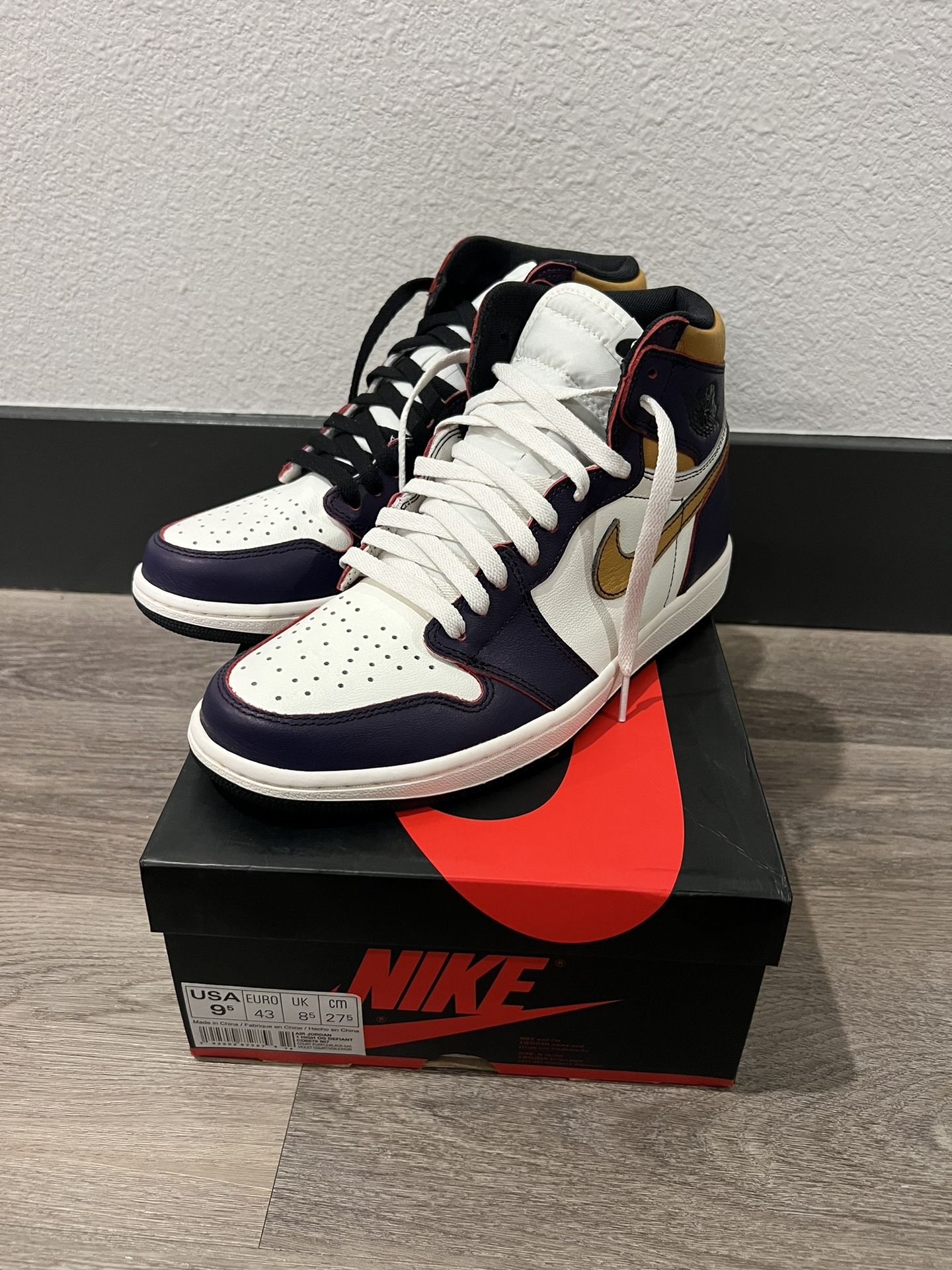 Jordan 1 la To Chicago Size 9.5
