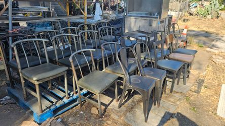 restaurant  chairs metal