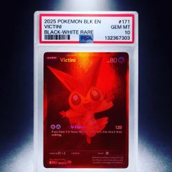 PSA 10 Victini Black And White Rare Black Bolt 
