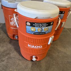 🧊 Igloo 5-Gallon Beverage Coolers (3 Available)