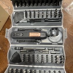 EZARC Electric Screwdriver Set, 181 in 1 Cordless Screwdriver, 3 Torque Settings with 160 Magnetic Precision Bits, Power Screwdriver Repair Tool Kit f