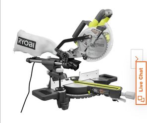 RYOBI
10 Amp Corded 7-1/4 in. Compound Sliding Miter Saw