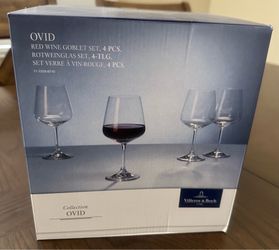 villeroy boch wine glass 2 box