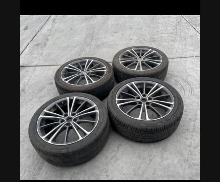 4 — 215/45r17 5x3.94 5x100 Stock Fr-s Brz 86 Celica Subaru Wrx Crosstrek Forester Impreza Prius Wheels Rims Tires!!!