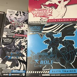 BLACK BOLT WHITE FLARE POKEMON LOT