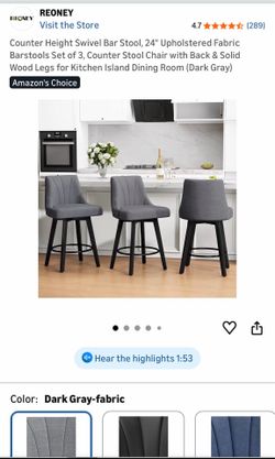 Upholstered Counter Height Stools