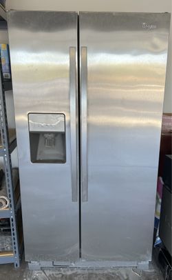 Whirlpool Stainless Steel side by side refrigerator