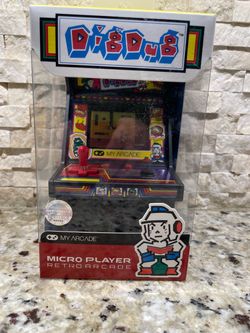 My Arcade Dig Dug Micro Player DGUNL-3221 Brand New Mini Dig Dug Arcade Machine