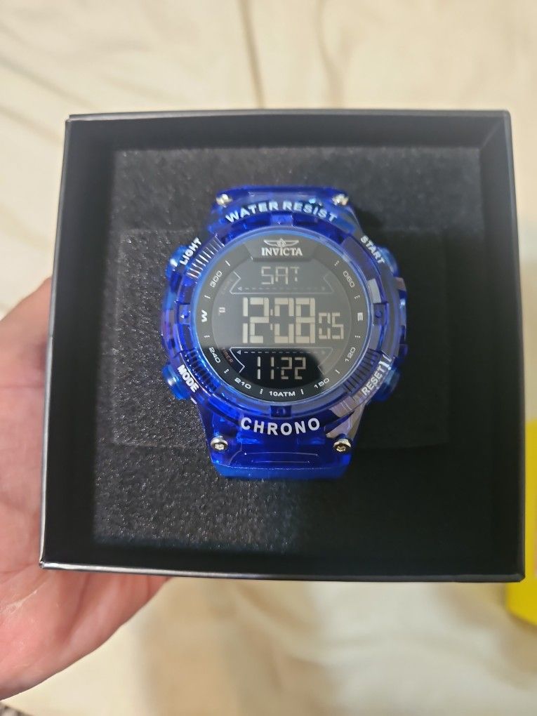 Blue Invicta Watch -new