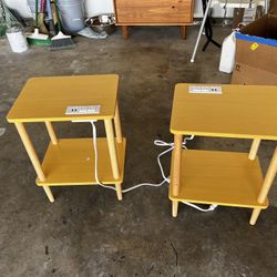 End Table With Charging Station (2)
