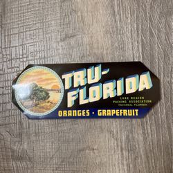 Crate labels citrus fruit