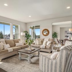 Sofa, Love Seat, 2 Accent Rocking Chairs. 2 End tables And Coffee Table!  