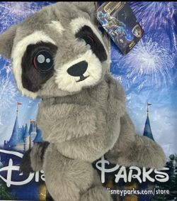 Rare / Plush With Tag ROCKET Guardians Galaxy Volume 3 Disneyland Paris