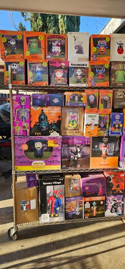 halloween Inflatables And More  Different Prices