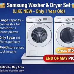 washer and dryer 