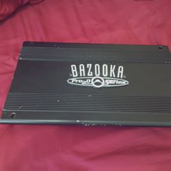 Bazooka 4 Channel Pro Series Amplifier. Well Built 88 Watts Per Channel * 4 Channels. Works Great! TREE DELIVERY IN DEMO IN PORTLAND VANCOUVER
