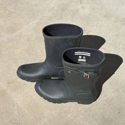 Hunter Boots Size 9 Matte Navy