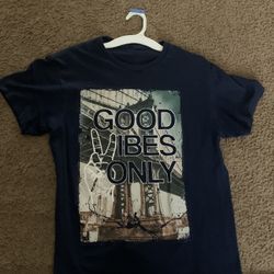 Good Vibes Dark Blue Shirt