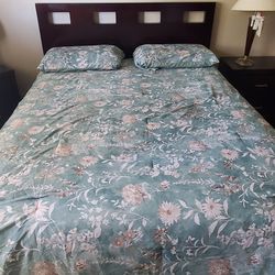 Bed Room set brown cherry 300 or Best offer