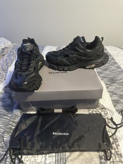 Black Balenciaga track 2  Brand new in the box and extra laces Size 43(can fit 44 too), Us men’s 10(can fit 9.5) Authentic  Have 2 pairs in stock