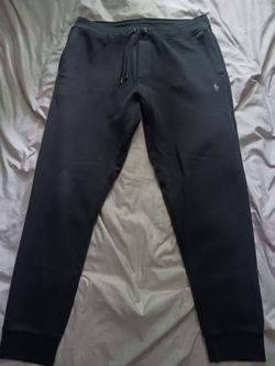 Black Polo sweatpants