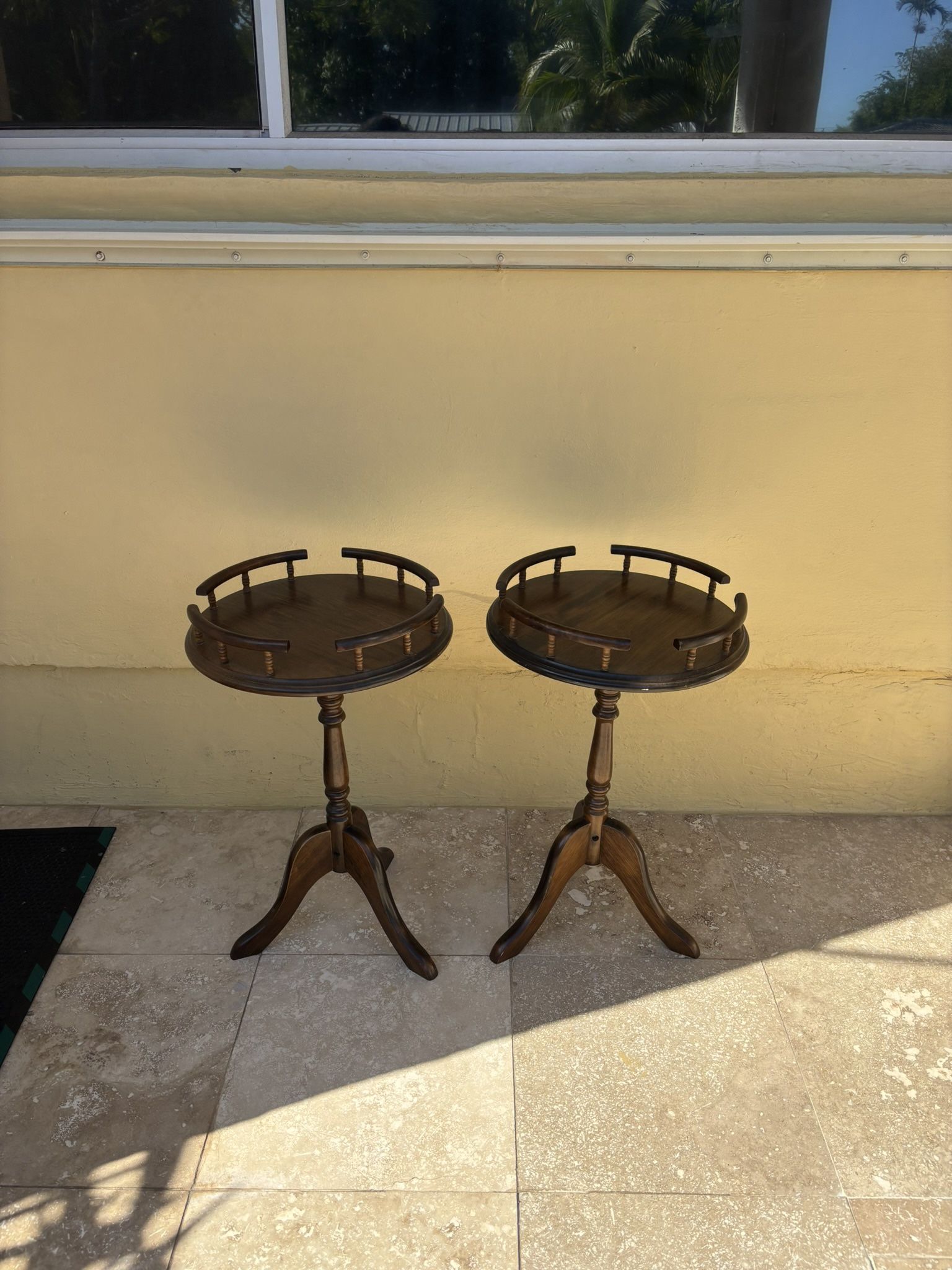 Set of 2 Antique Side/End Tables