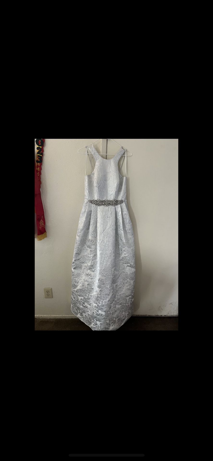 Gray With Design CACHET Dress