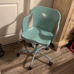 Vintage Swivel Metal Chair