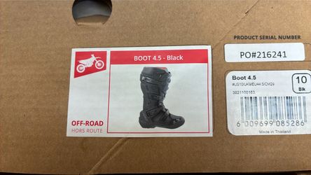 Leatt Men’s 4.5 MX boot black size 10
