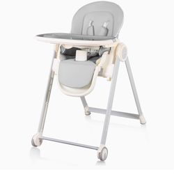 Cynebaby High Chairs for Babies and Toddlers, Space Saver High Chair for Baby Multifunctional Baby Feeding Chair with Adjustable Tray Easy to Clean