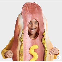 Hyde Eek Hot Dog Costume Kid / Adult Oversized Vest Halloween Cosplay NWT
