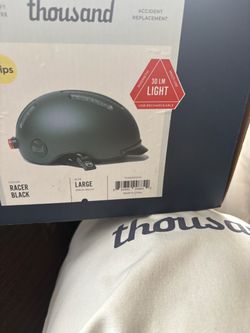 Thousand E-Bike Racer Black Helmet
