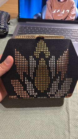 Handmade Clunch night bag türkısh söyle