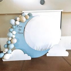 Over the Moon Baby Shower Theme Decor