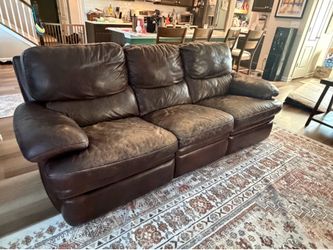Leather couch