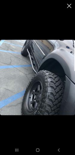 Toyota Sequoia Weld on Rock Sliders