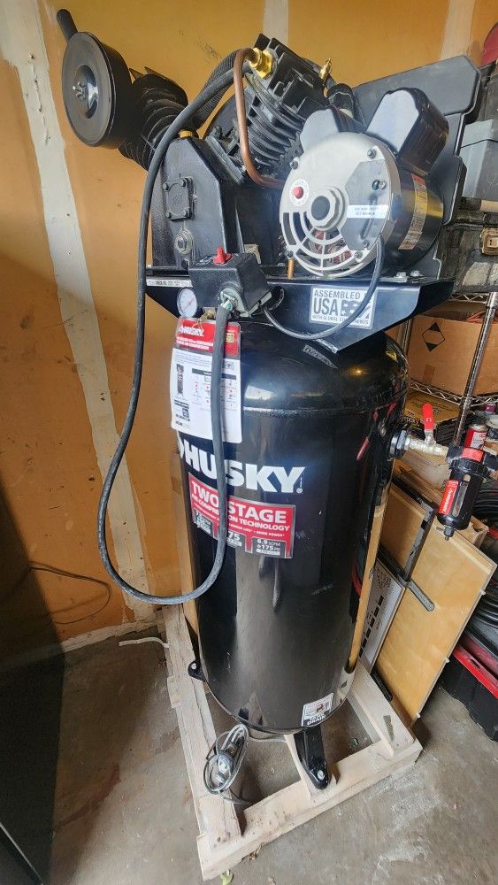 Husky 60 Gallon 2-Stage Air Compressor | GS53724 | 175 PSI | Excellent Condition