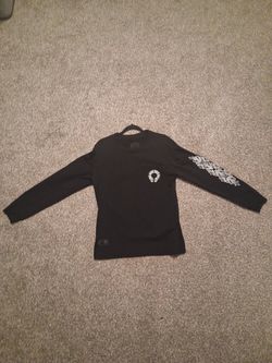 Chrome hearts black floral longsleeve *SIZE MEDIUM*        *BAGS AND TAGS*