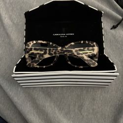 Carolina Lemke Rare Black & Leopard Sunglasses