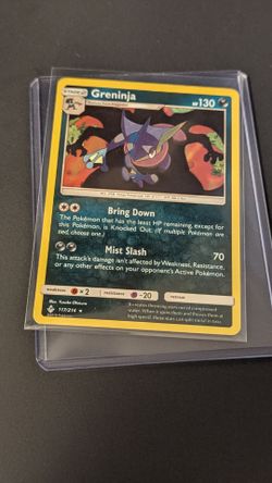 Pokemon Greninja Holo Unbroken Bonds NM