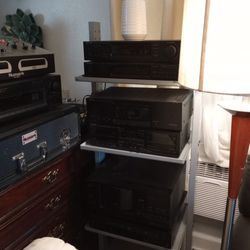 Stereo System And Stereo Equipment Shelving .