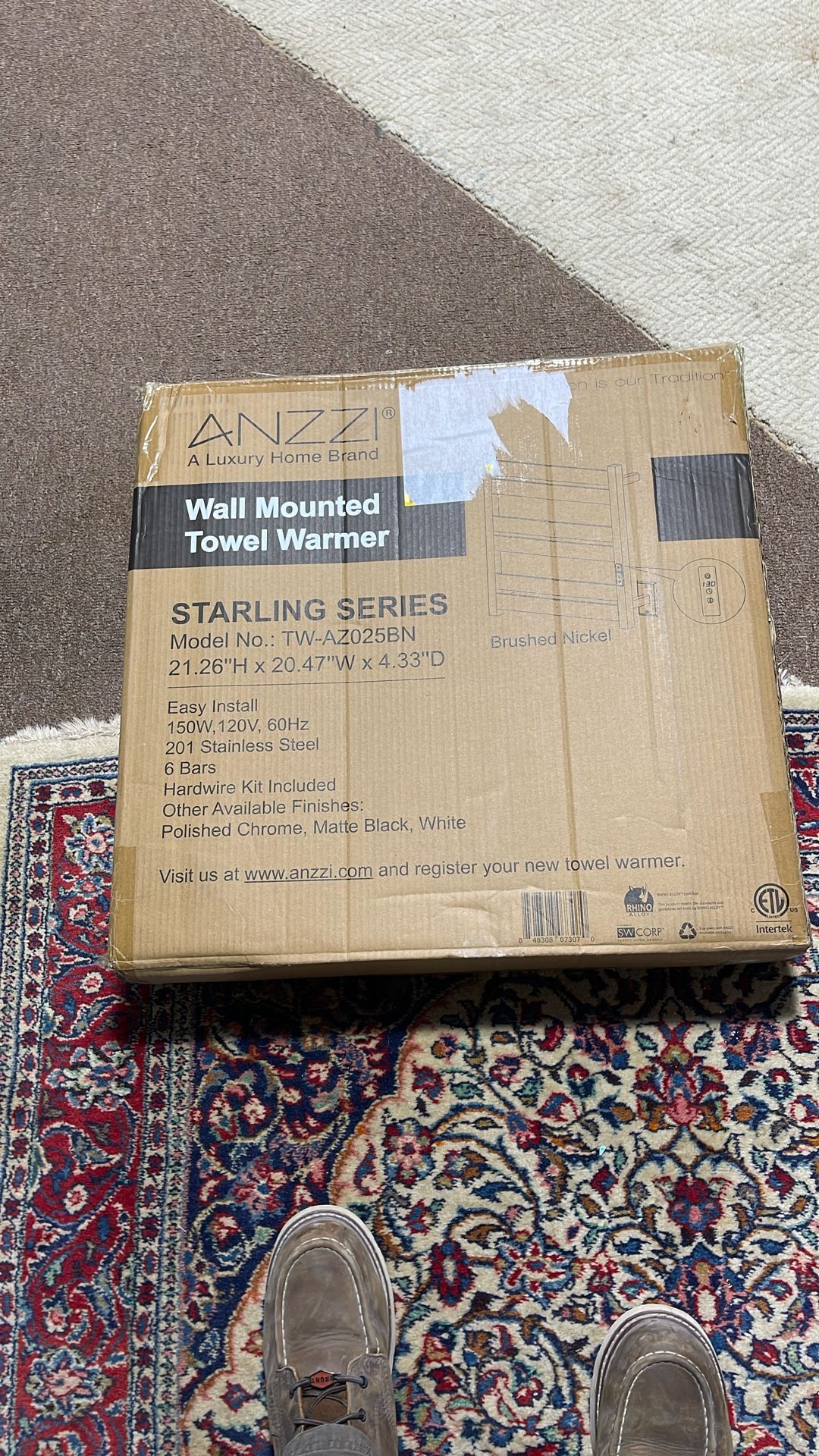 Anzzi Wall Mounted Towel Warmer