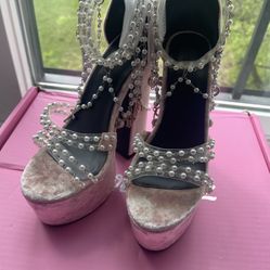 Sugar Thrillz (Dolls Killz) pink Velat Heels